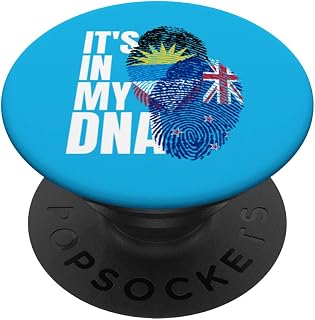 Antigua And New Zealanders Mix DNA Heritage Flag PopSockets Swappable PopGrip