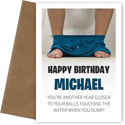 Personalised Happy Birthday Card For Son Brother Uncle Dad Friend Brother In Law Grandson Cousin Or