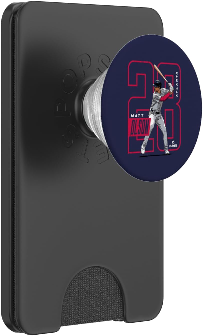Matt Olson | Atlanta Baseball MLB Players | MLBOLS4025-S PopSockets Adhesive PopGrip