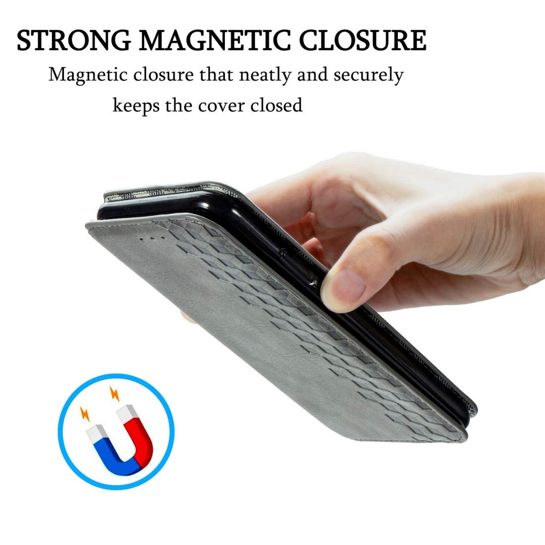 Xifanzi Cuir Flip Housse pour Huawei P40 Pro PU Cuir Étui Brillant