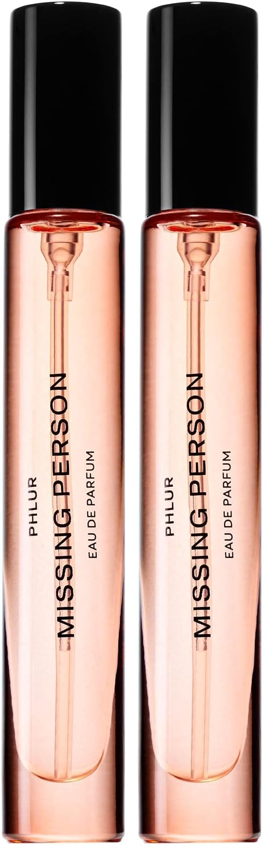 PHLUR Missing Person Eau de Parfum - Travel Size Perfume for Women & Men Fragrance - Floral Skin Musk Perfume with Bergamot, Musk, Orange & Sandalwood (9.5mL) (Pack of 2)