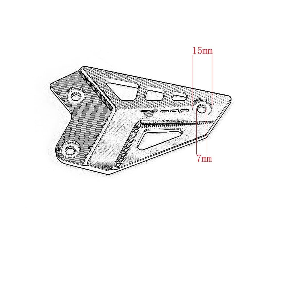 Moto Pedane Poggia Pedali per Kawasaki Z900 Z 900 20172018 2019-2024