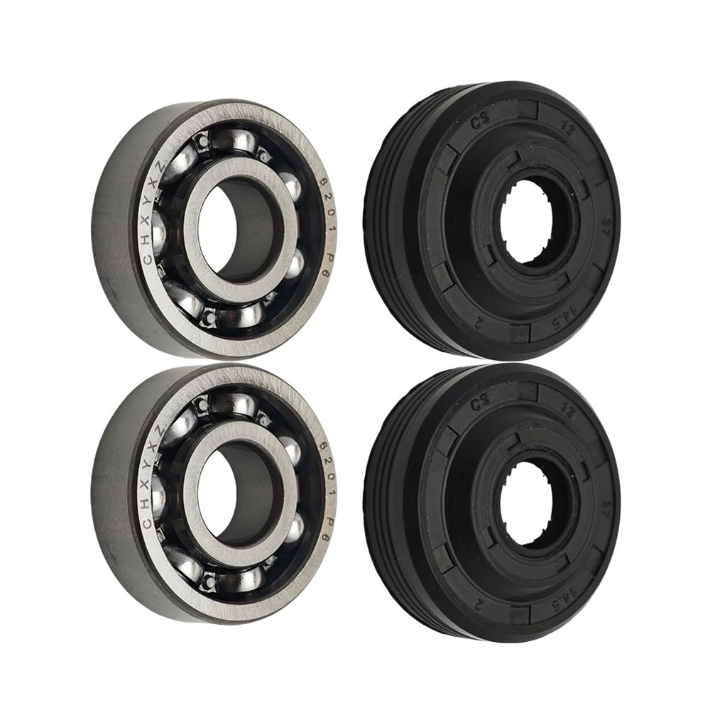 Juego de 2 retenes de Aceite for cojinetes de cigüeñal, Compatible con motosierras 136, 137, 141, 142, 235, 236, 240, 235e, 240e, 36 y 41 (530056363)