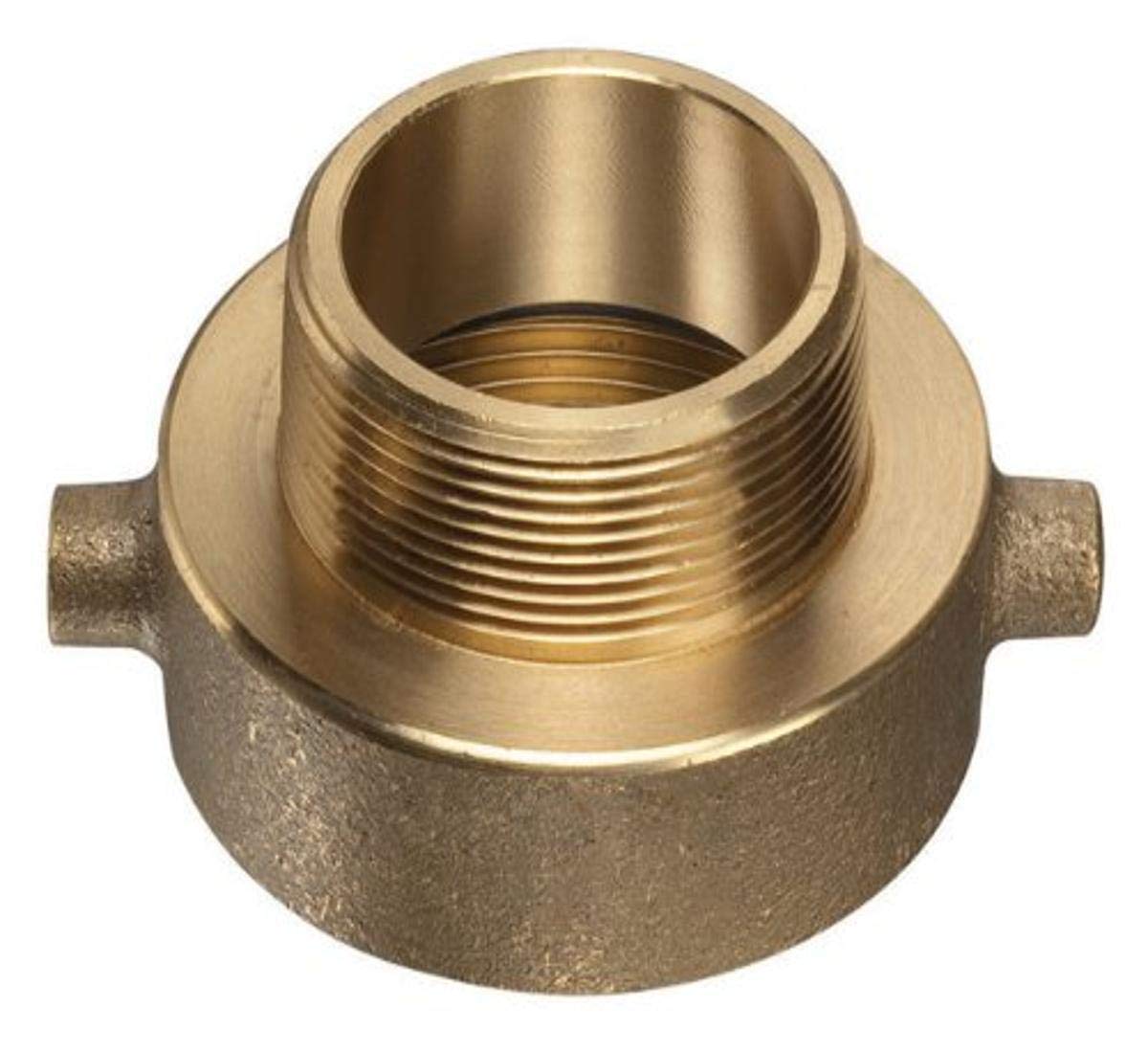 Kuriyama BHYA24SH24ST Brass Hydrant Adapter, Pin Lug, 11/2" NPSH