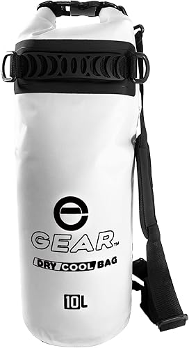 Miniatura 6 de Enthusiast Gear Bolsa Seca Aislada Hielera Flotante  10L  15L  25L Tapa Enrollable, A Prueba de Fugas, Impermeable, Plegable, con Correa Acolchada
