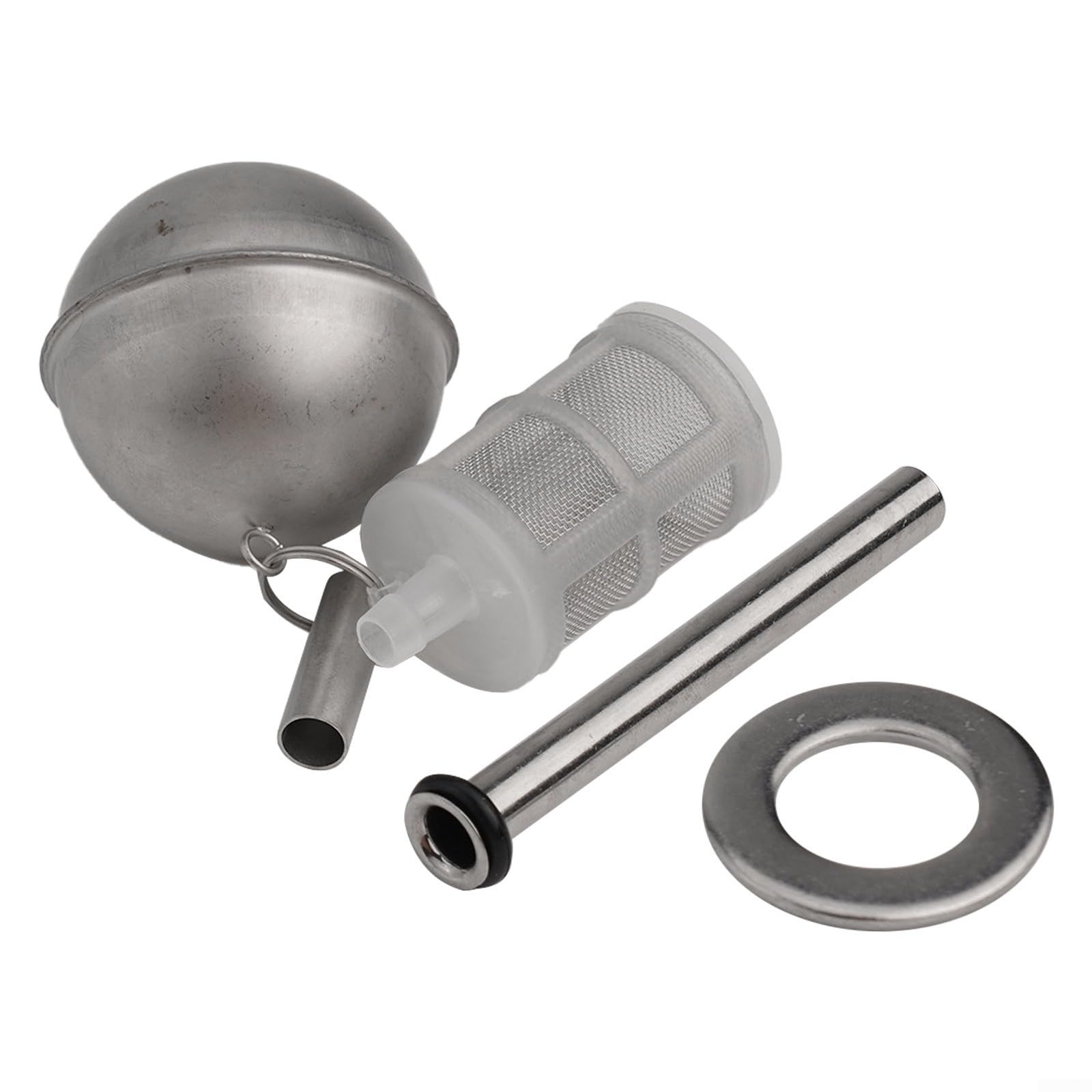 Zilimontt Schwimmendes Dip-Röhren-Set, Heimbrau-Bier, FermZilla Ball, schwimmendes Bierfass flüssiges Tauchrohr mit schwimmendem Tauchrohrfilter und 78,9 cm Silikon-Tauchrohr