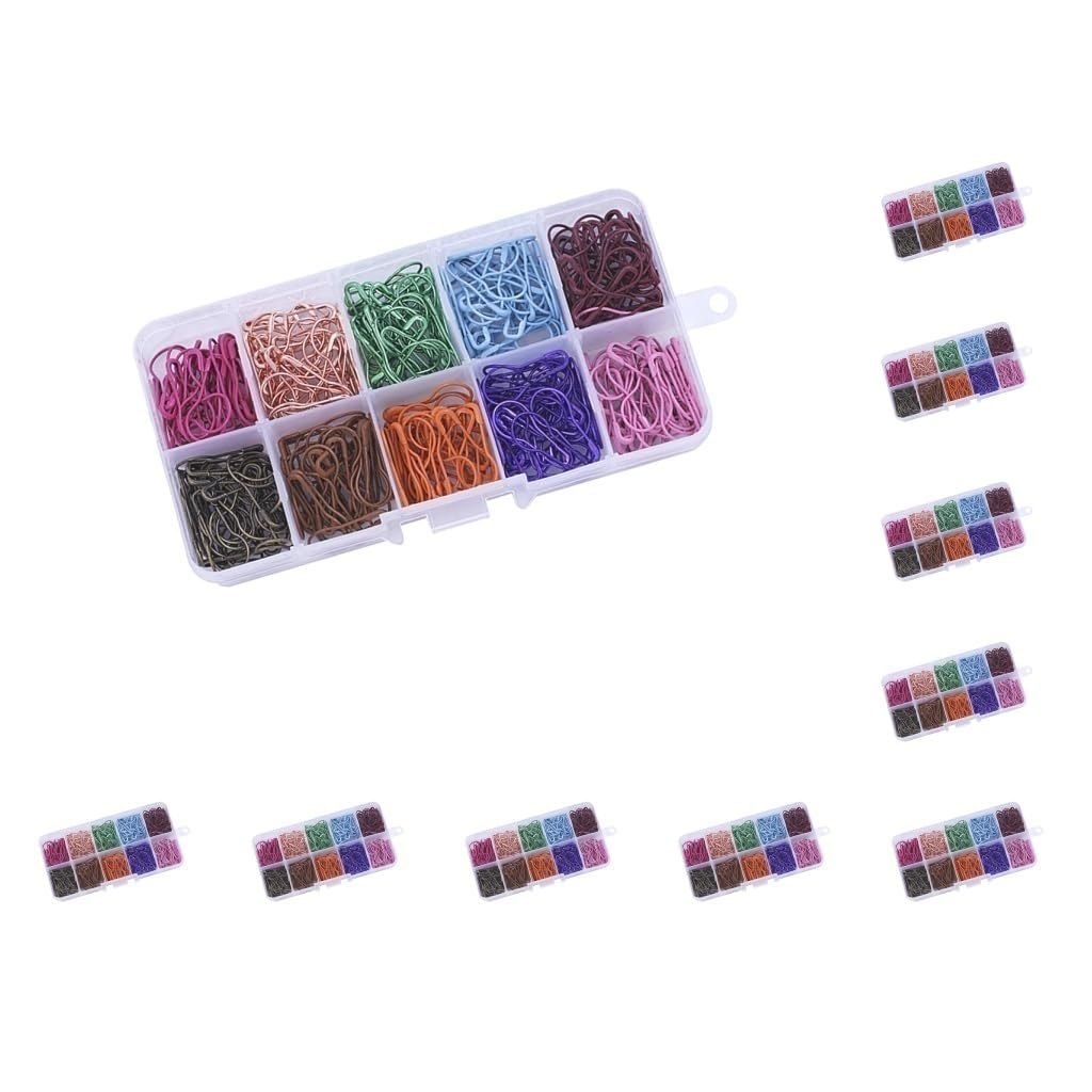 10 Set 300 Stück Metallnadeln Kürbis-Sicherheitsnadeln Kalebasse Pins für DIY Handwerk und Kleidung