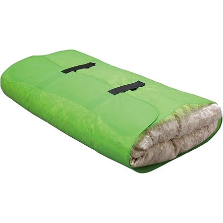 Amazon ファイン 布団 収納袋 押入れ スッキリ 羽毛布団 収納カバー グリーン 省スペース 不織布 Fin 191 ふとん収納袋 オンライン通販