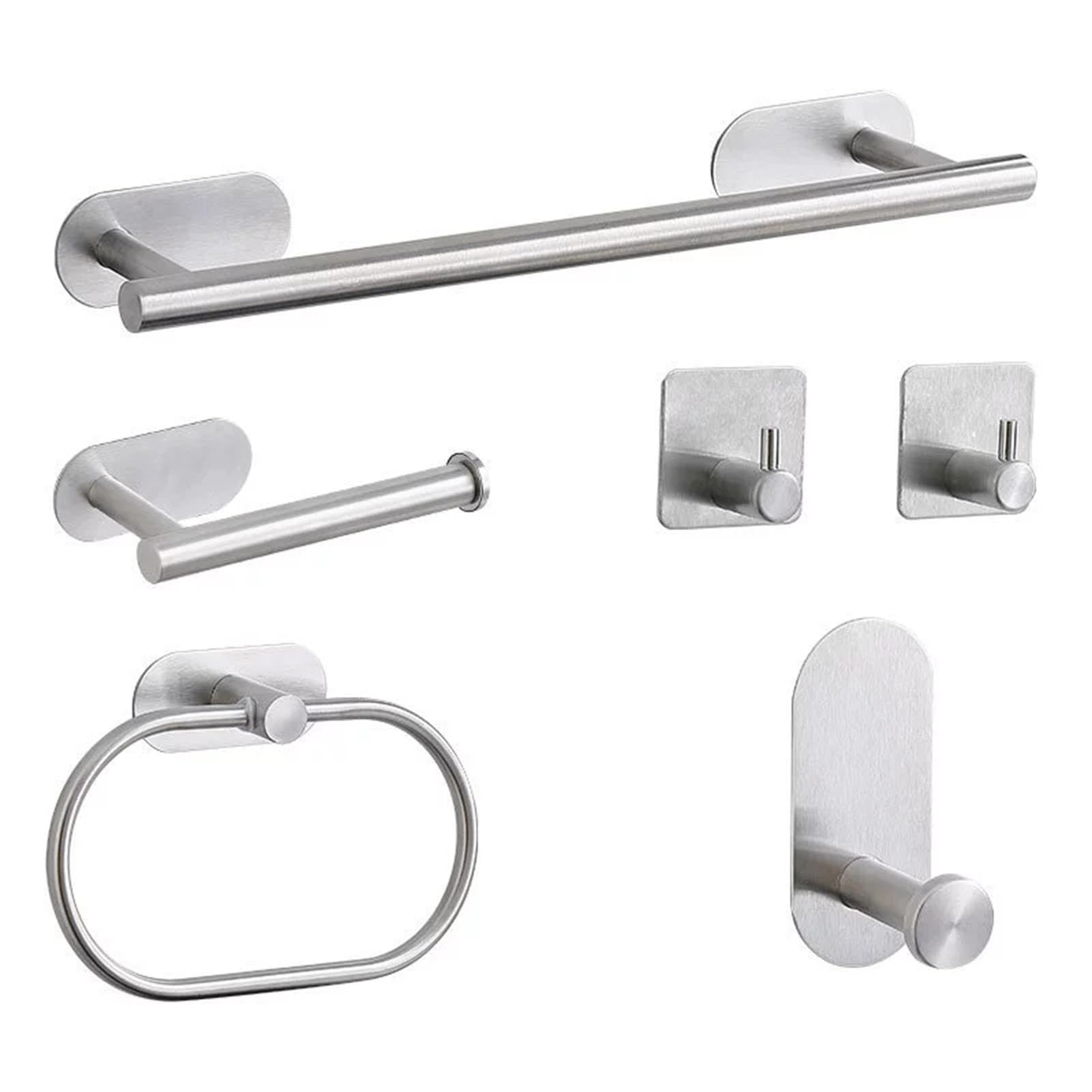Badezimmer-Zubehör-Set Edelstahl Wandmontage ohne