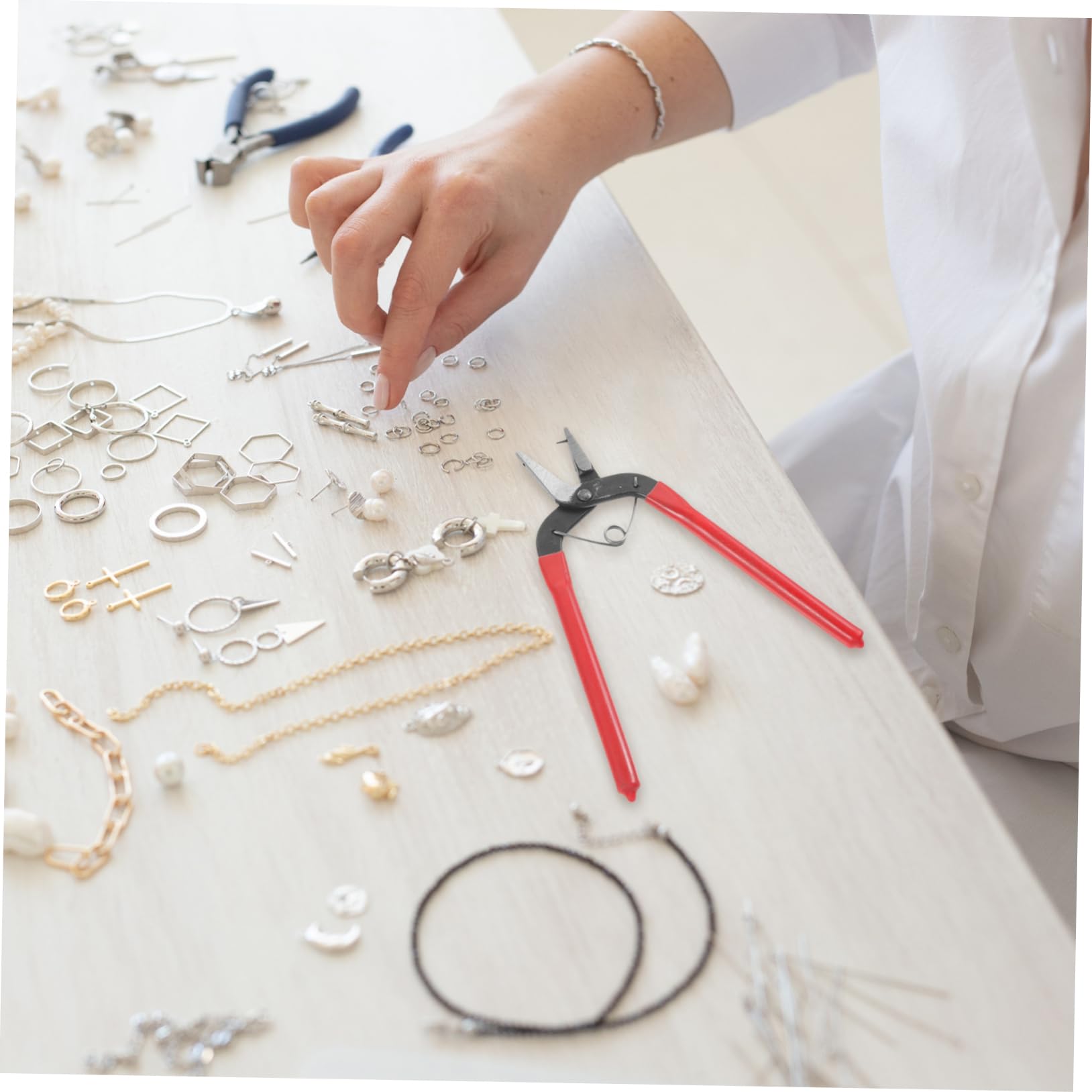 3pezzi Pince Multifunzione Per Artigianato e Gioielli Strumento Portatile Per Perforazione e Creazione Di Bijoux Per Fai Te e Scrapbooking