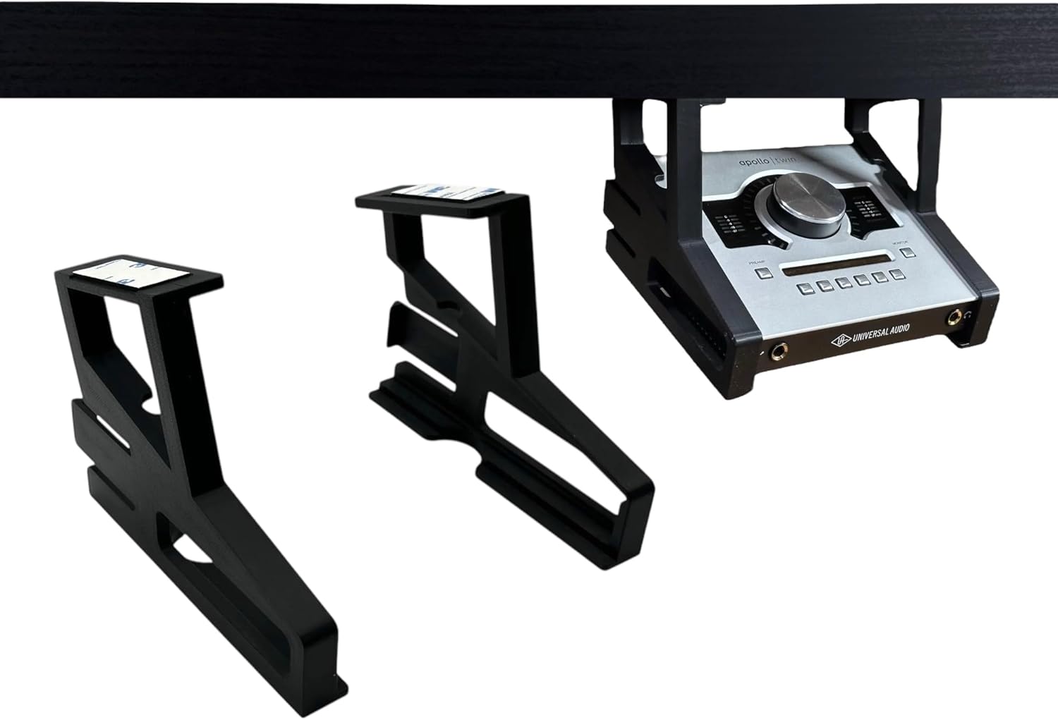 Desk Mount Kit for Apollo Twin X Duo/Quad / X4 - Under Desk Mount Brackets with Mounting Accessories for Studio Workspace Organization