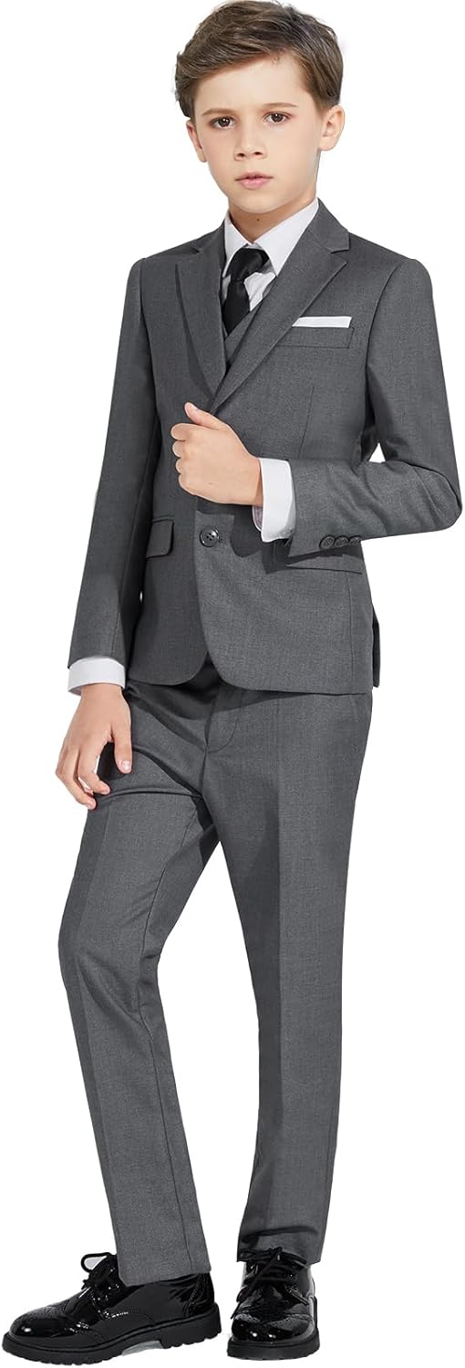 Boys Slim Fit Suits for Boys Suit Set Boy Dresswear Ring Bearer Outfit Kids Suits Boy Wedding Dress