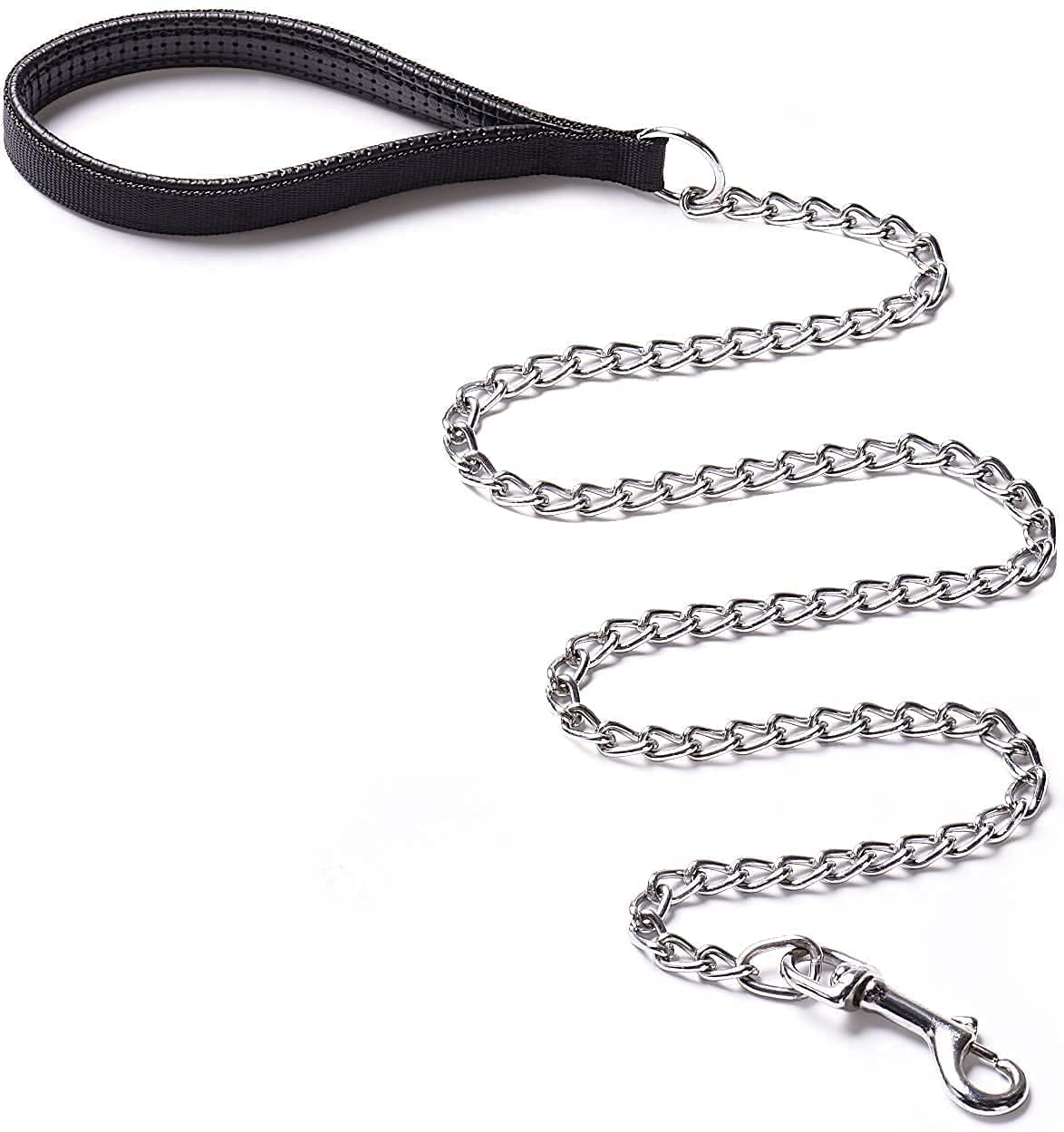 D&C PAWS Heavy Duty Dog Leash - Metal Dog Leash 50-60 cm Dog Chain with Padded Handle for Medium and Large Size Dog (B0C4F7J6QT) Amazon Price History, Amazon Price Tracker