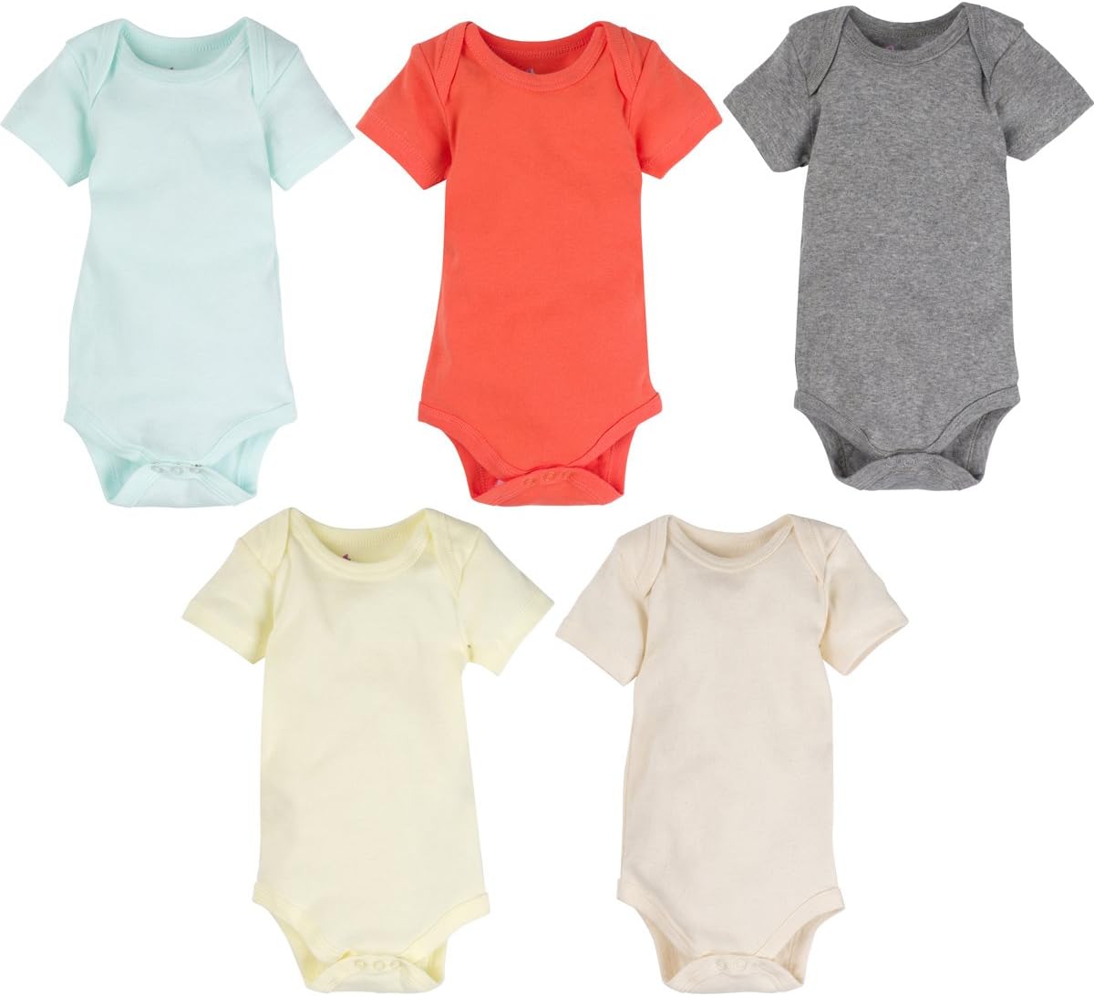 Miracle Baby 5-Pack Bodysuits