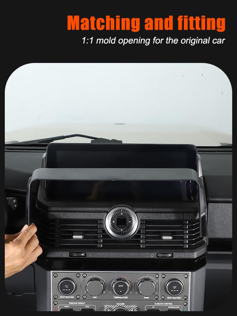 PIUGILH Visière solaire de navigation pour voiture - Anti-éblouissement - Convient pour INEOS Grenadier 2020-2024 - Accessoire de décoration intérieure SUV
