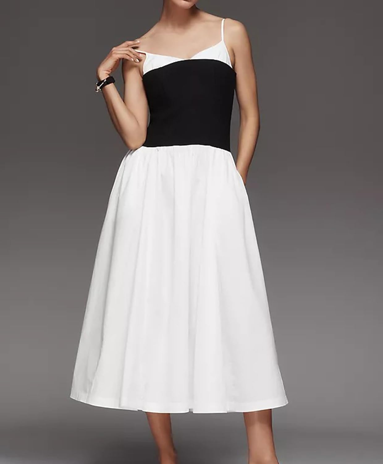 Women's Sexy Low Cut Spaghetti Strap Long Dress Casual Sleeveless Backless Maxi Dress Square Neck Dress 2025 - Image 2