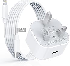 iPhone Charger Fast Charge, 20W Fast iPhone Charger Plug and Cable 3M [Apple MFi Certified],USB C Charger Plug Adapter with 3M Lightning Charging Cable Fast Charge for iPhone 14 13 12 Pro/Mini/11