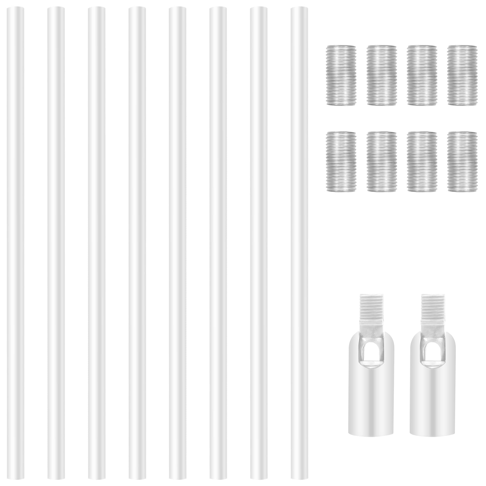 Stem Thread Rod Snapklik.com : Antrader M10 Threaded Extension Rod 8pcs Lighting ...