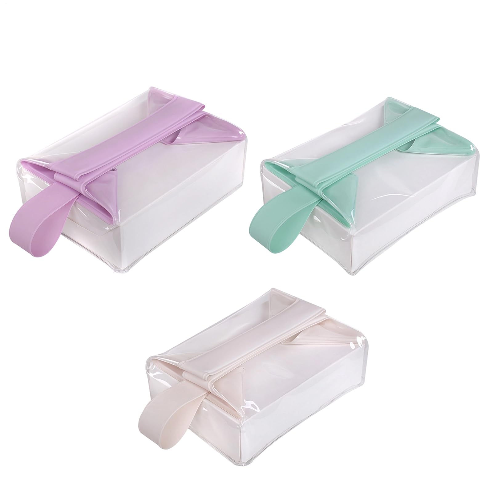 Neceser de Maquillaje Transparente Organizador de Viaje para Maquillaje y