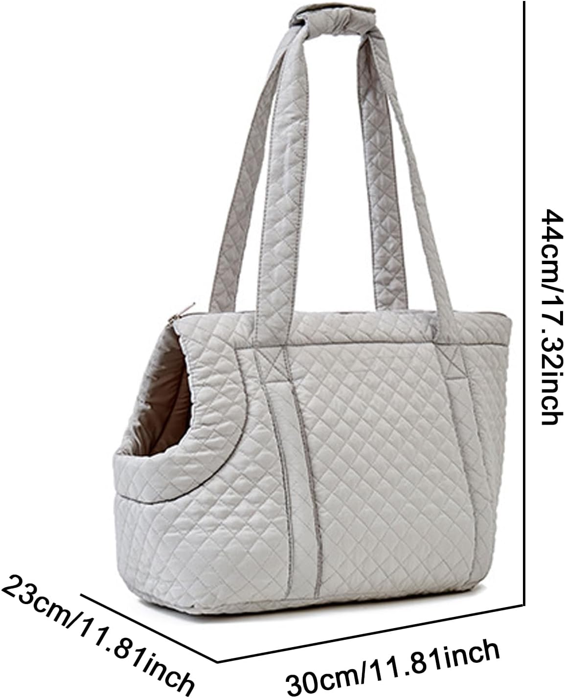 Dog Purse Carrier for Small Dogs | Small Cotton Cat Carrier Bag for Dogs,Winter Portable Dog with Pocket for Puppies Cats