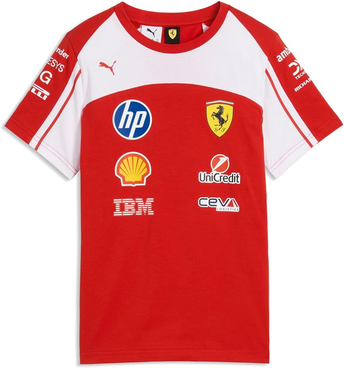 Scuderia Ferrari F1 2026 Kids' Team Tshirt - Red