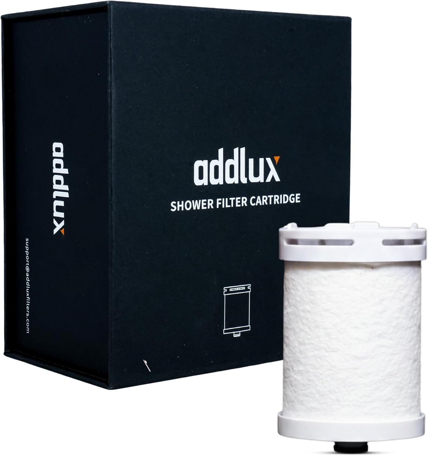 ADX-PRO-7 Replacement Shower Filter Cartridge – Long Lasting Water Filter Refill, Helps Reduce 99% Chlorine, Chloramine & Heavy Metals, Compatible with ADX-PRO-7 (Cartridge Only)