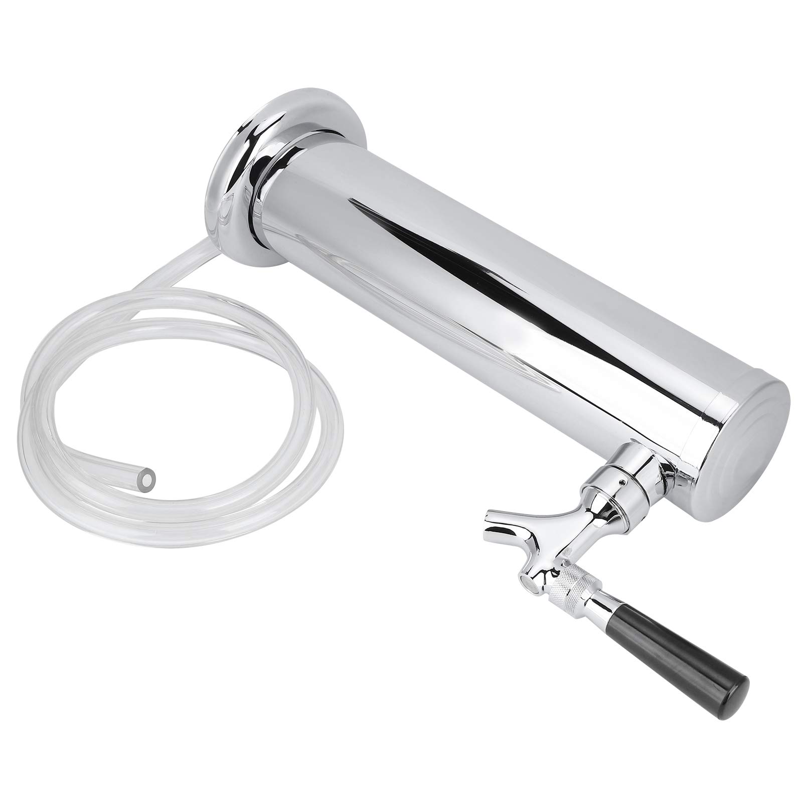 Grifo de Cerveza, Dispensador de Grifo único de Acero Inoxidable con Torre de Barril para Equipos de Elaboración de Cerveza Casera, de de Barril