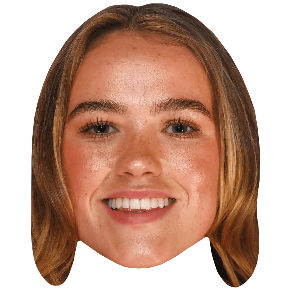 Grace Clinton (Smile) Celebrity Mask, Flat Card Face, Fancy Dress Mask