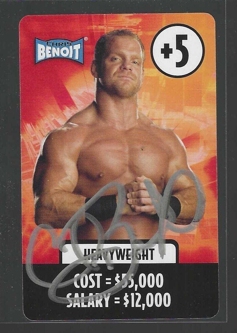 WWE R A Chris Benoit クリス　ベノワ　クリスベノワ クリス・ベノワのサイン入り 8x10 写真、ベケット LOA 認証付き