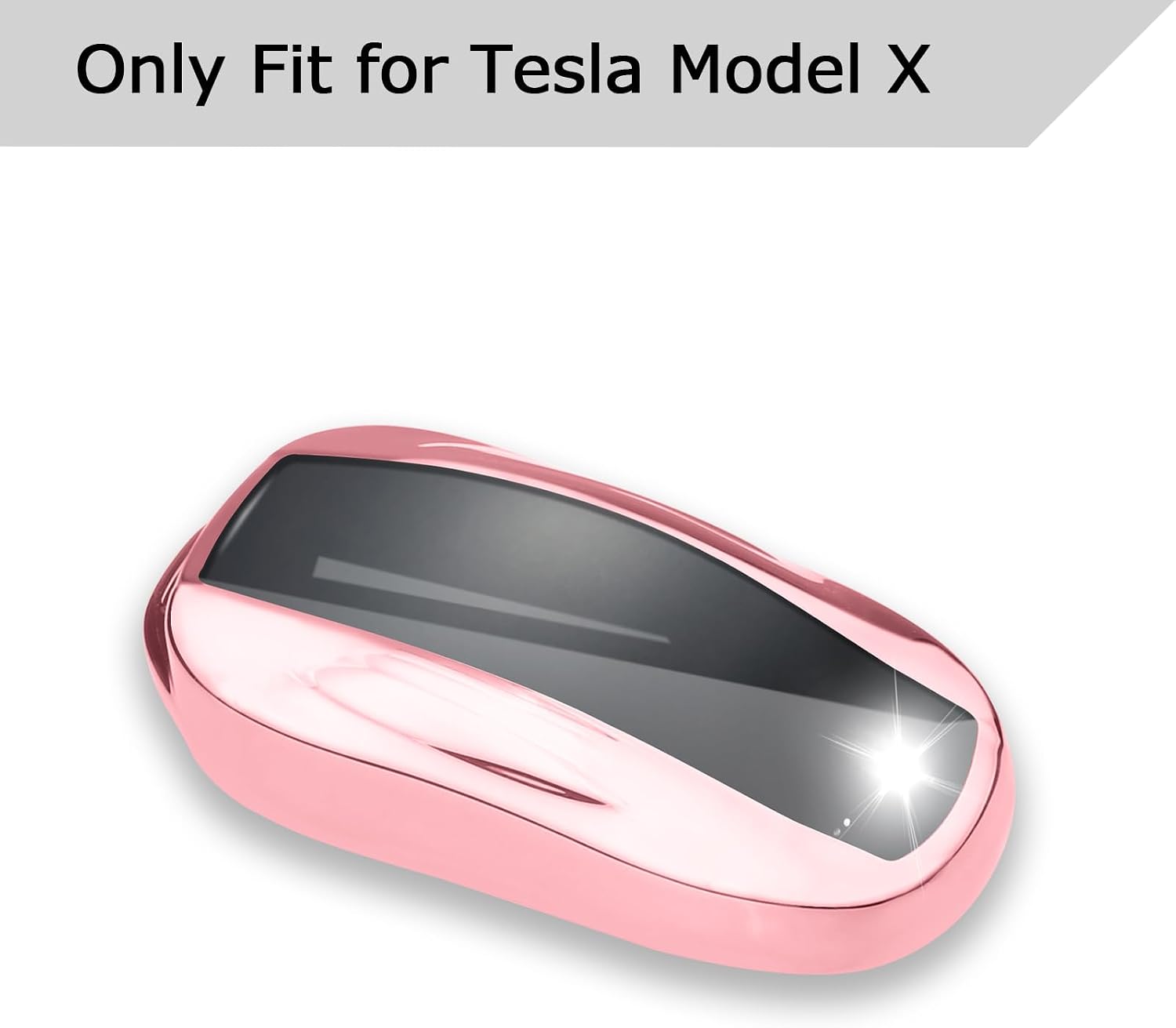 QBUC for Tesla Key Fob Cover with Keychain image 2