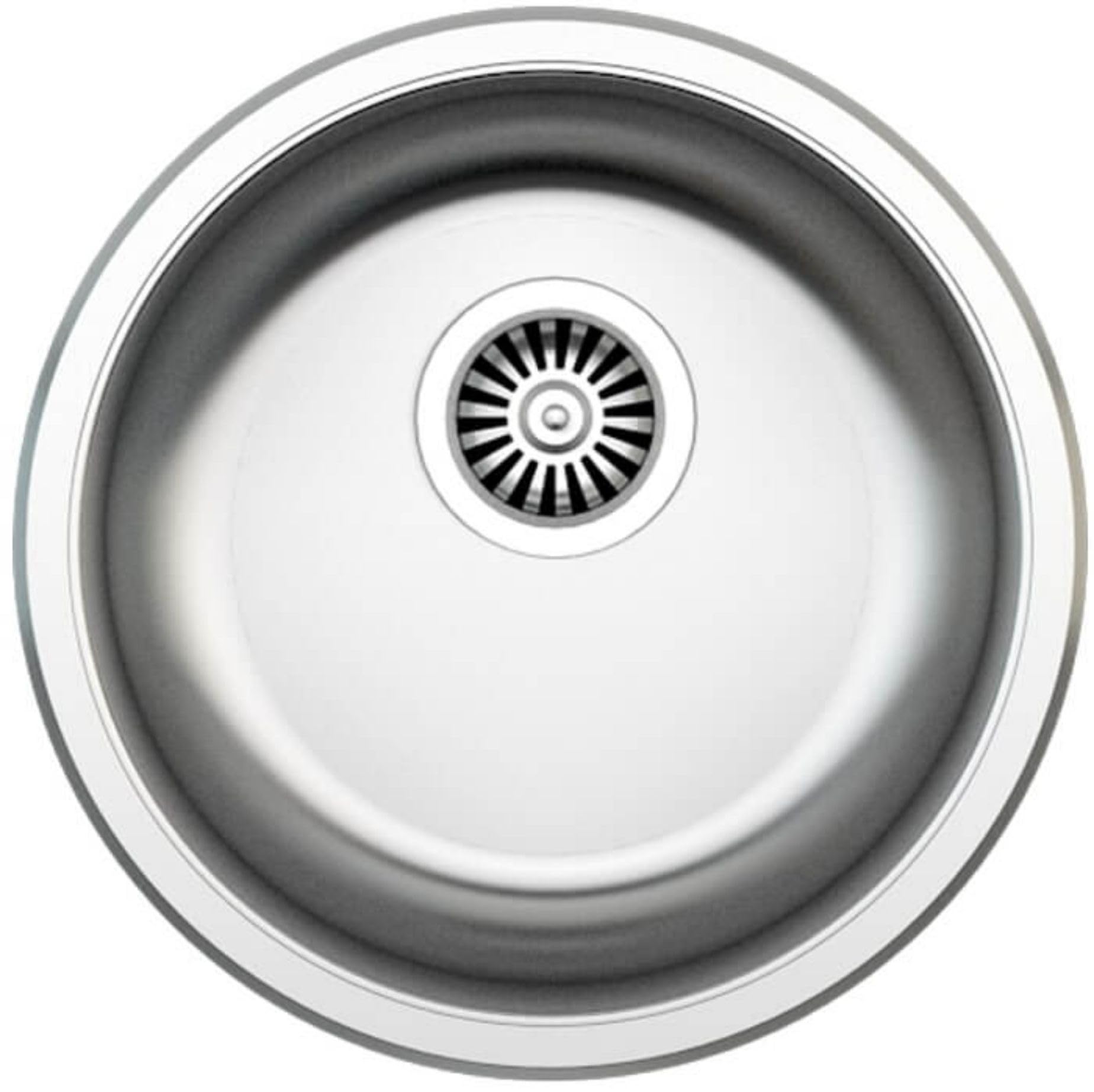 Premium Edelstahl Einbauspüle – Moderne, langlebige & pflegeleichte Küchenspüle mit satinierter Oberfläche & Siphon-Set, ideal für Küche, Gewerbe & Gastronomie (42x42x17)