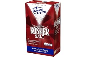 Diamond Crystal Kosher Salt - Pure, No Additives, Less Sodium