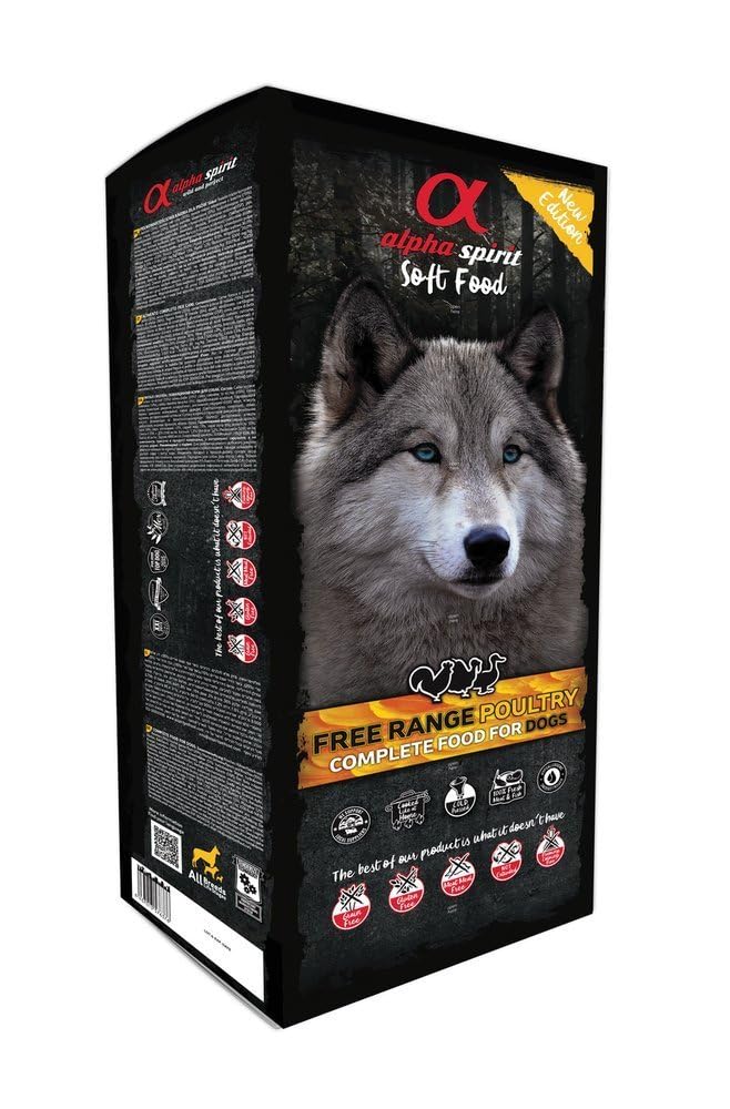 Alpha Spirit Canine Adult Ave Corral SEMIHUMEDO Caja 9KG