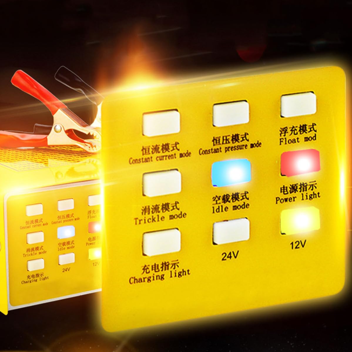 Chargeur de Batterie de Voiture 12v 24v 220w Arrêt Automatique