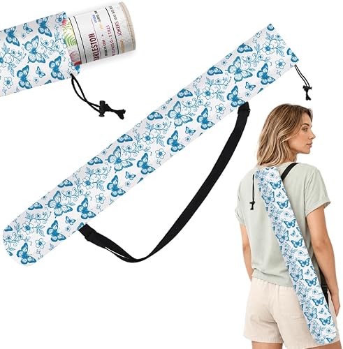 Sac Transport pour Tapis Yoga Toile avec Sangle Ré FINGERINSPIRE