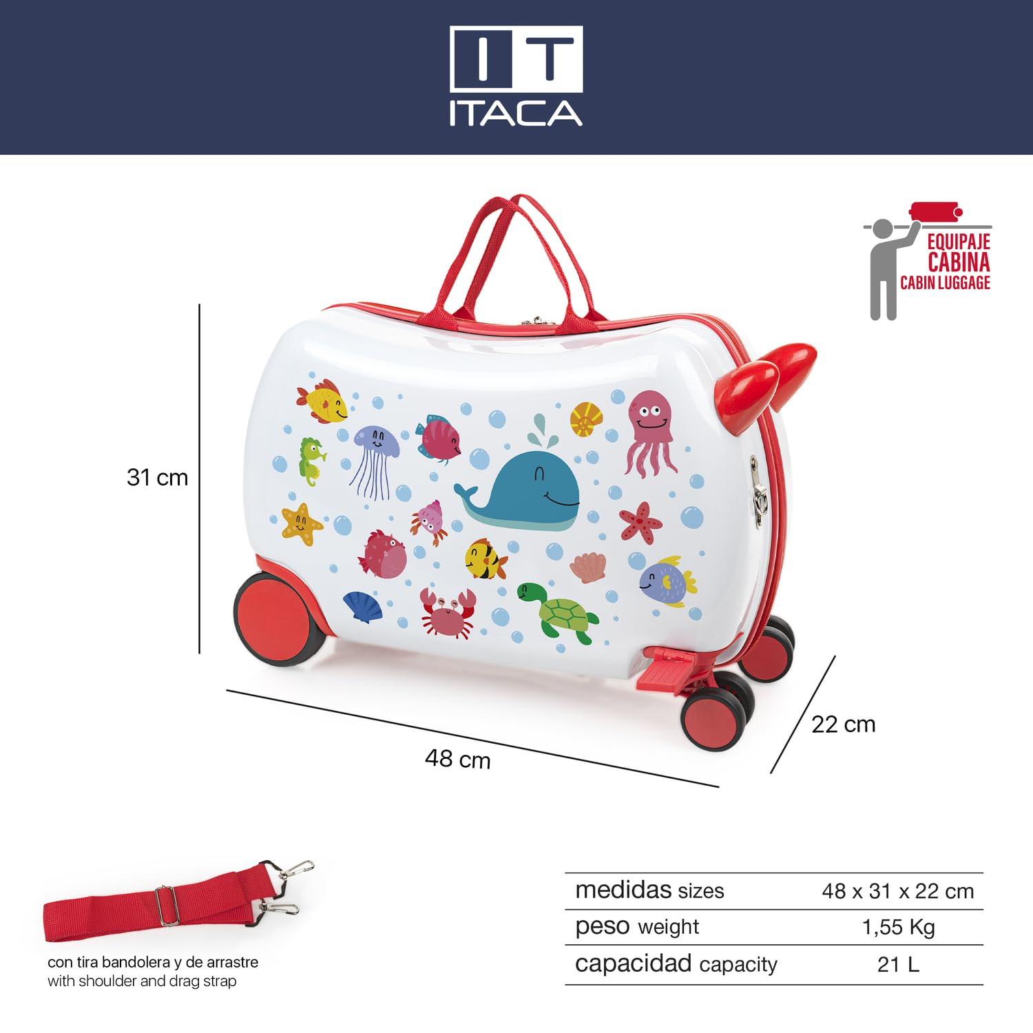 Kinderkoffer Mädchen & Jungen: Zum Draufsitzen, Kindergepäck, Kindertrolley