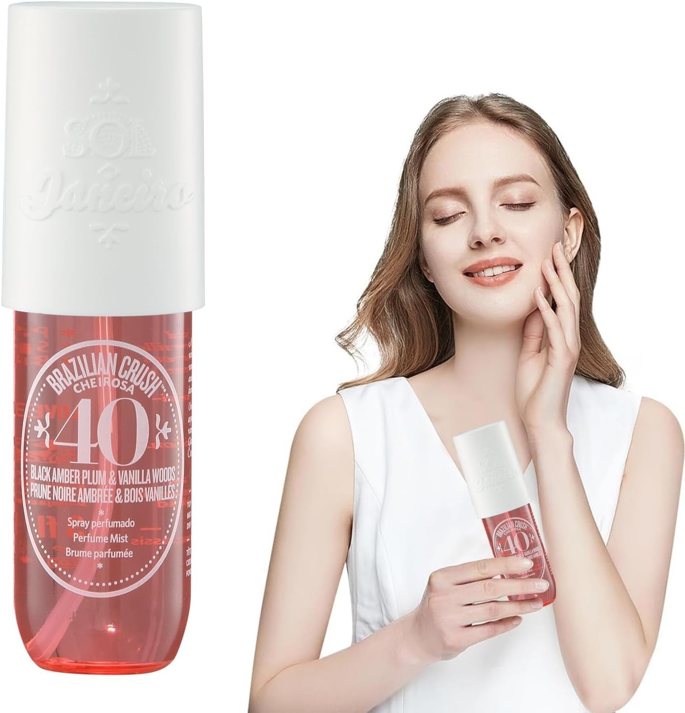 Brazilian Parfum Crush Fragrance Spray, Body Splash for Women, Fruity