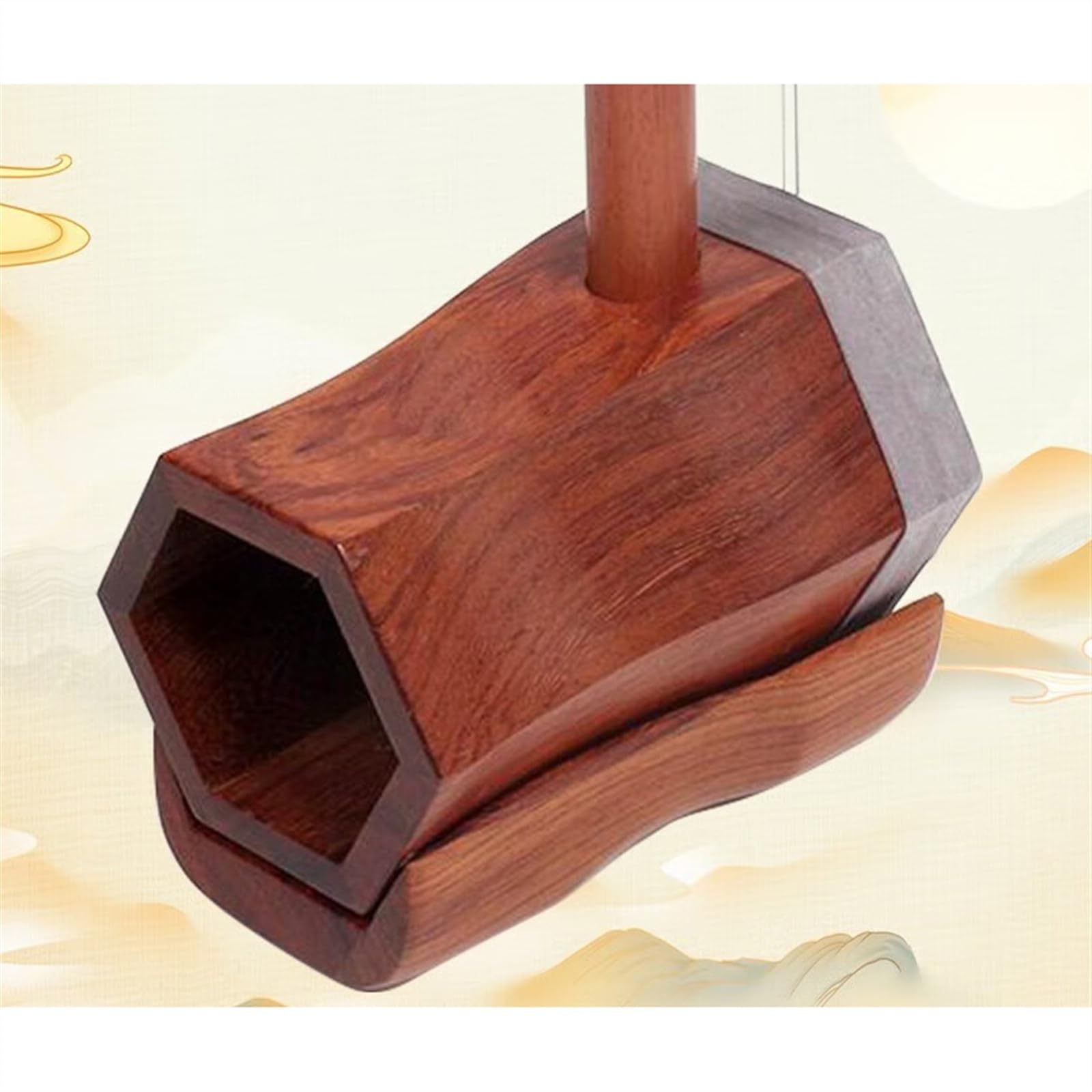 Chinois Erhu Instrument De Musique Traditionnel Chinois Erhu Yuehu Hexagonal En Bois De Rose Avec Étui Et Accessoires