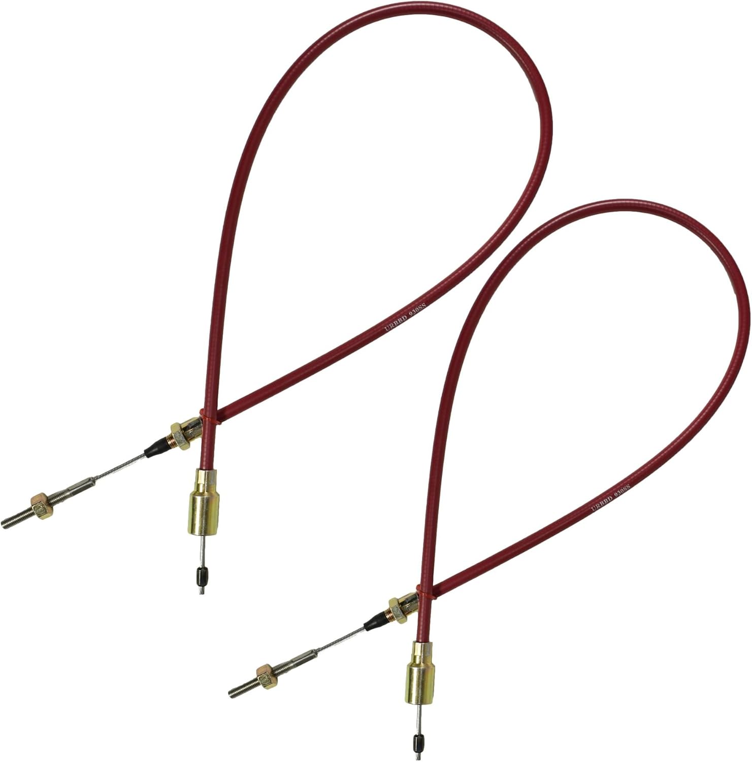 2 Stainless Steel Trailer Brake Cable for Knott Axles Systems Outer Sheath 930mm