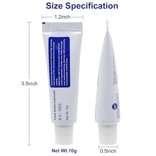 Miniatura 2 de Lubricantes multiusos Lubricante a presión y cremallera, grasa de grado alimenticio, grasa de silicona para bolsa de refrigerador, bolsa de