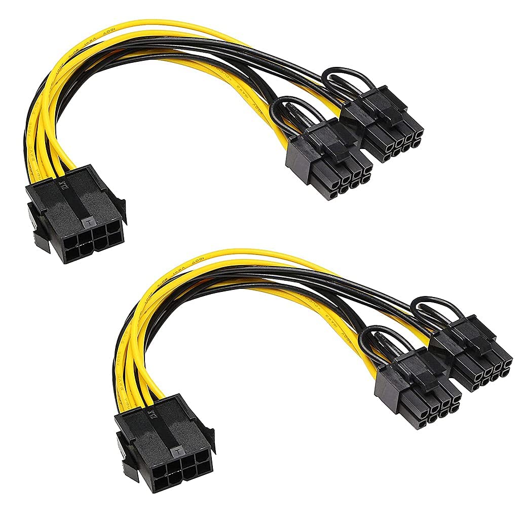 See full amazon price history chart for PARUHT 2-Pack 8 Pin to Dual PCIE 8 Pin (6+2) Graphic Card Express Power Supply Adapter GPU Y-Splitter, Black, Yellow C8PTD8PY-2 PARUHT 2-Pack 8 Pin to Dual PCIE 8 Pin (6+2) Graphic Card Express Power Supply Adapter GPU Y-Splitter, Black, Yellow C8PTD8PY-2 (B09ZSGHL1C) Amazon Price History, Amazon Price Tracker