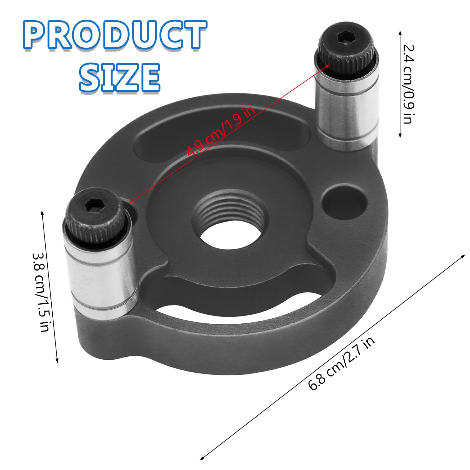 Dima per Spinatura Legno, Dima per Fori a Tasca, Dima per Fori Legno per Trapano 3/4/5/6/7/8/9/10 mm Fori per Legno Localizzatore, Guida Trapano Perpendicolare, Dima per Cerniere a Scodellino