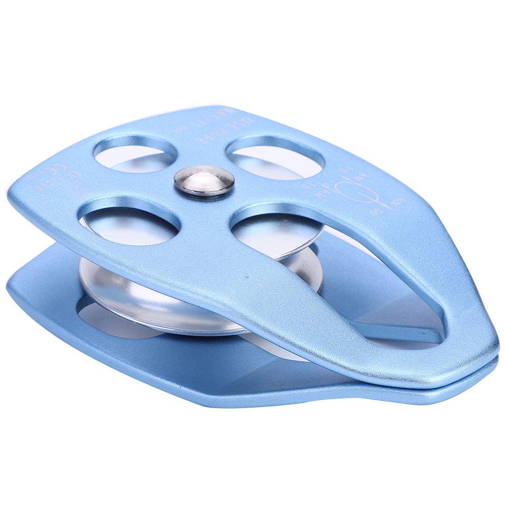 Mountaineering Pulley, High Strength 32KN Rock Climbing Roller Pulley Gear for Outdoor Rock Climbing