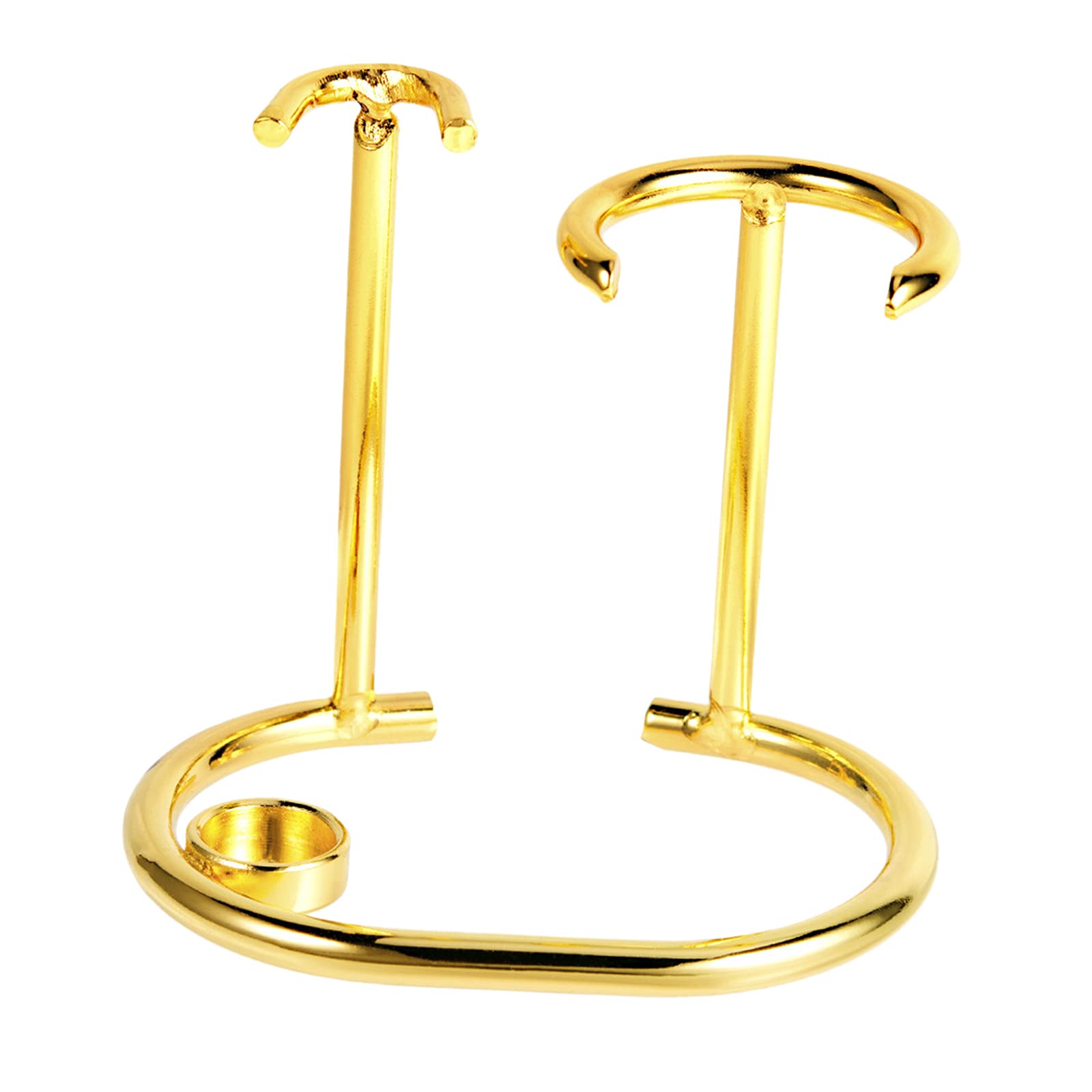 Newmind Ferroalloy Razor Holder, Razor Storage Stand, Shaving Brush Stand Hanging Rack Accessory Tool for Men Bathroom Hotel Modern Design - Gold