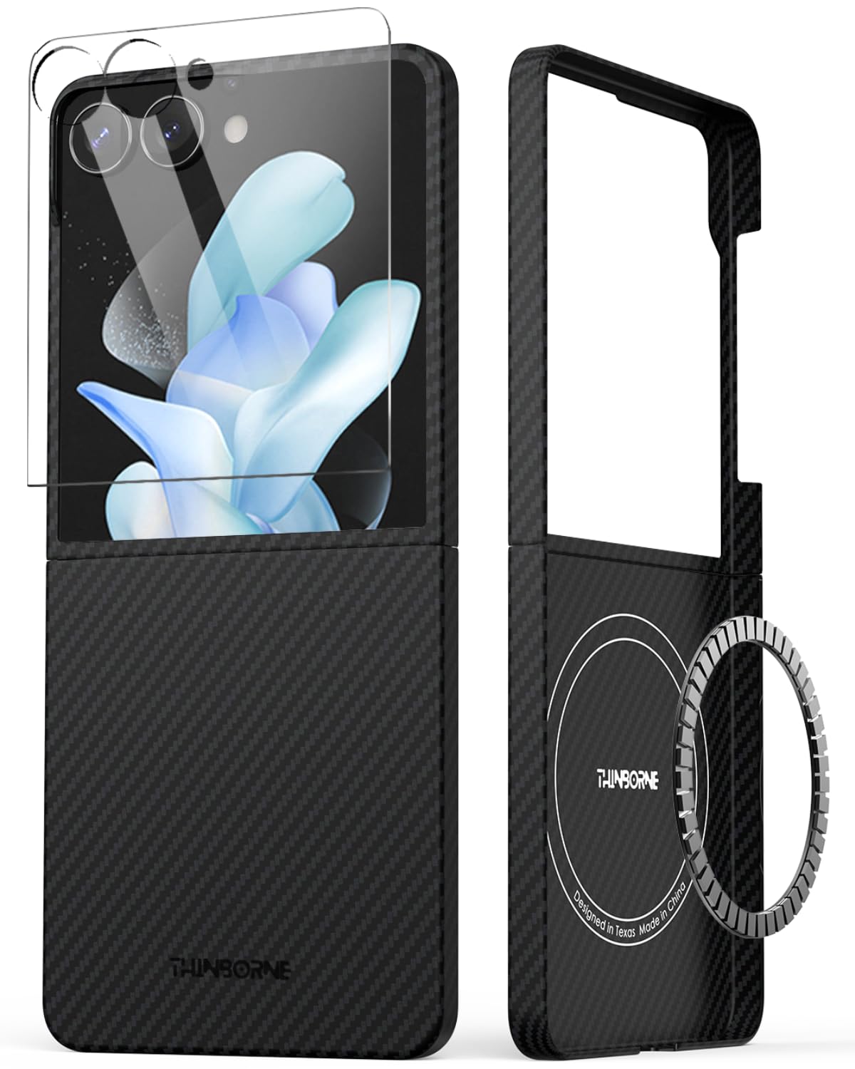 Amazon.com: Thinborne Compatible with Samsung Galaxy Z Flip 7 Case