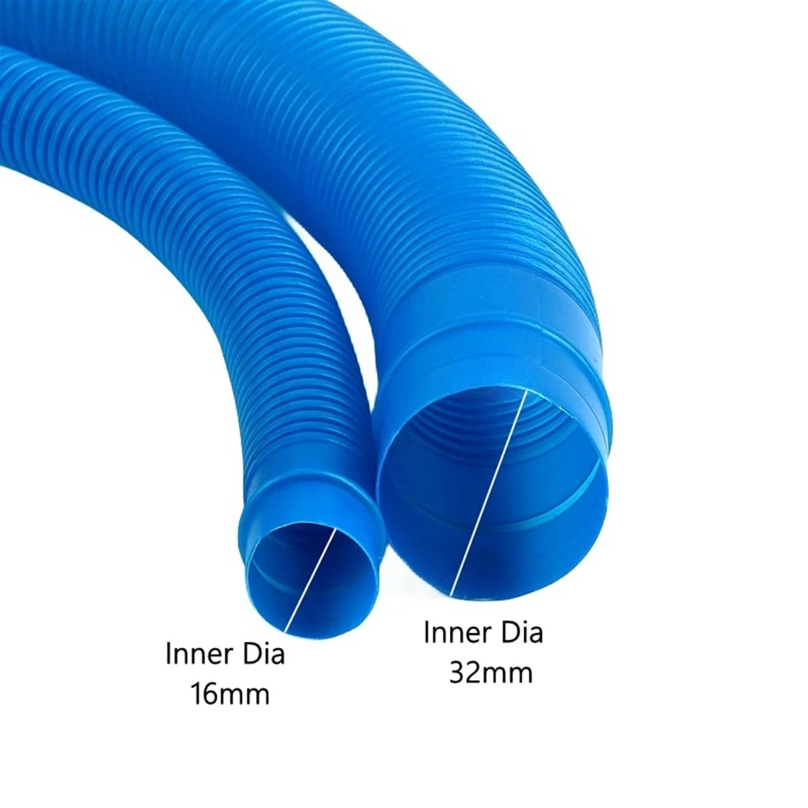 Tubo De Desagüe Lavadora 1 unidad de manguera de drenaje corrugada de 1 a 10 m de longitud con diámetro interior de 16/20/32 mm, tubo de salida de drenaje, manguera de entrada de agua for lavadora de