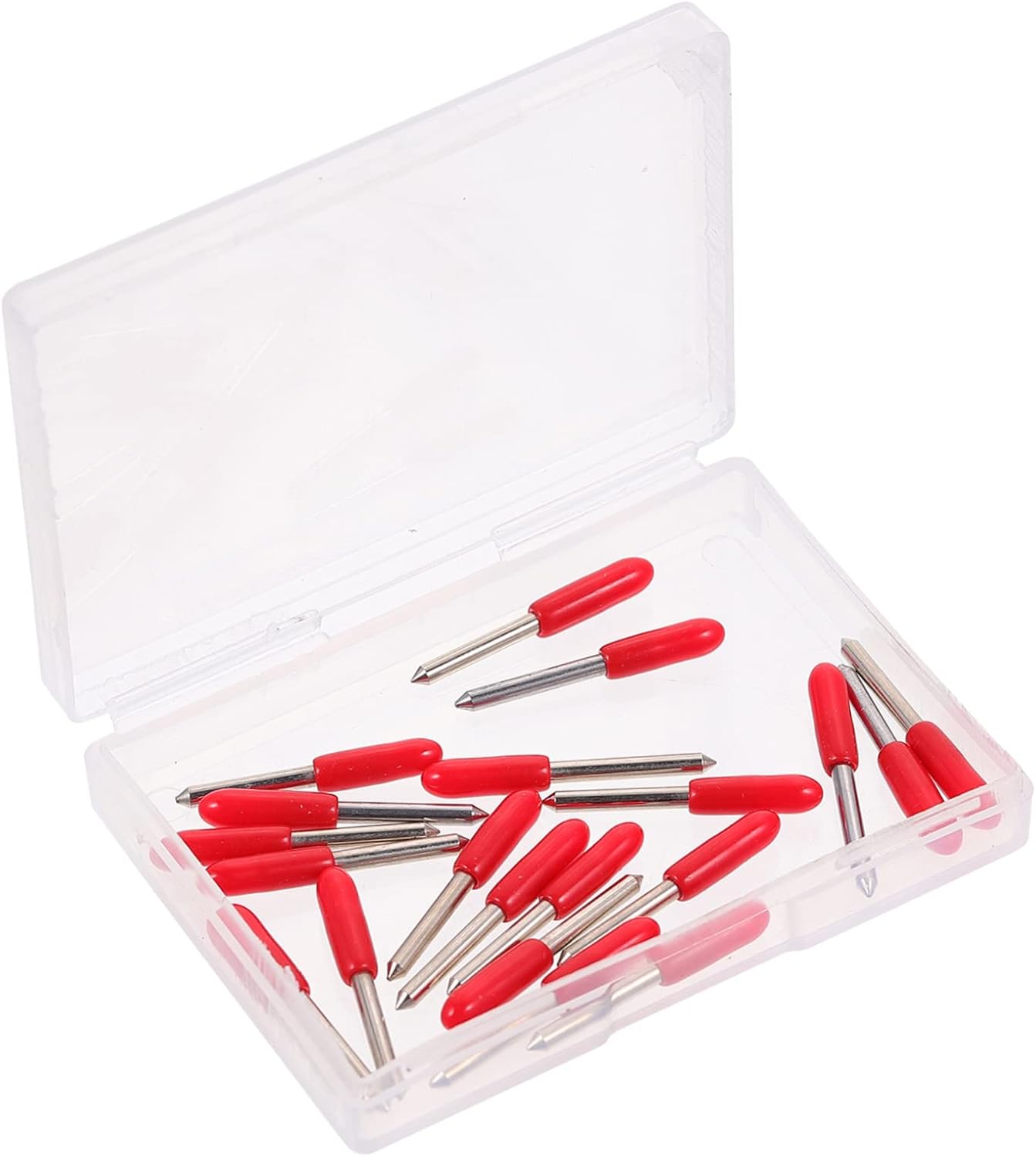 Holibanna 20pcs Cutting Plotter Blades Red Rubber-covered Cutting Tools for Computer Lettering and Engraving for Vinyl
