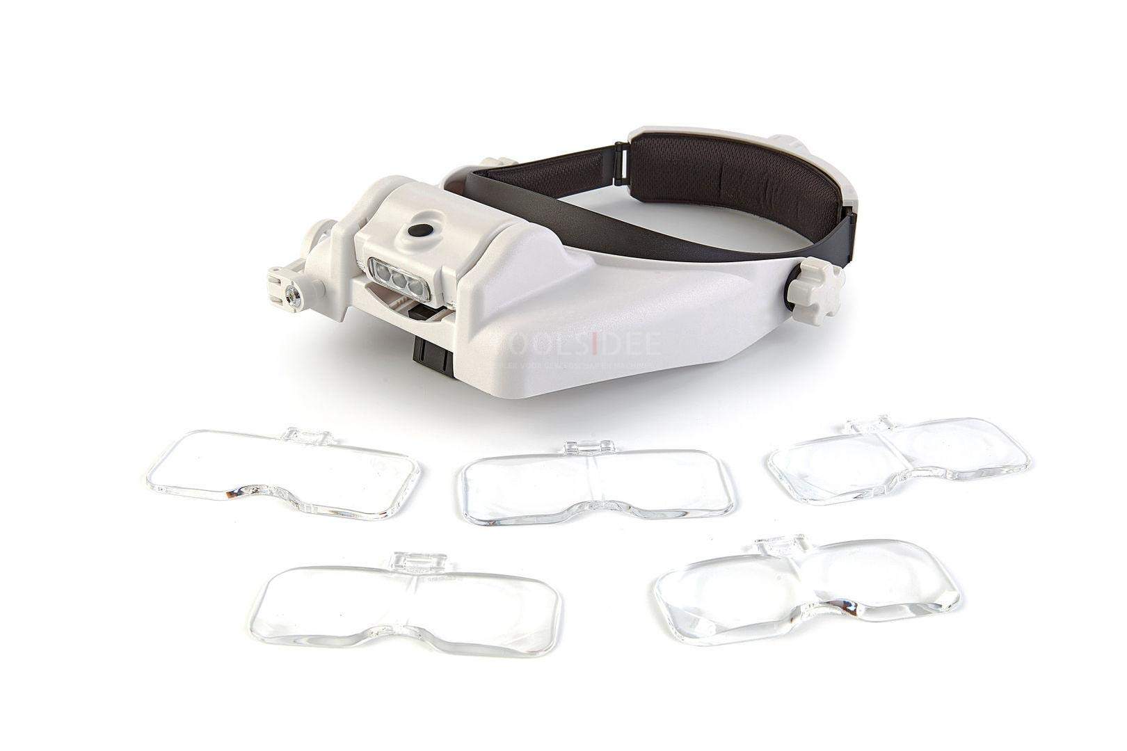 HBM Luxe Loupe Glasses with 5 Lenses