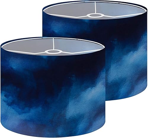 Miniatura 9 de Drum Lamp Shade Graffiti swirl neon blue pink yellow Funky 80s street art vibrant Lampshade for Floor Lamps Table Lamps Pendant Light 11"x8.9"