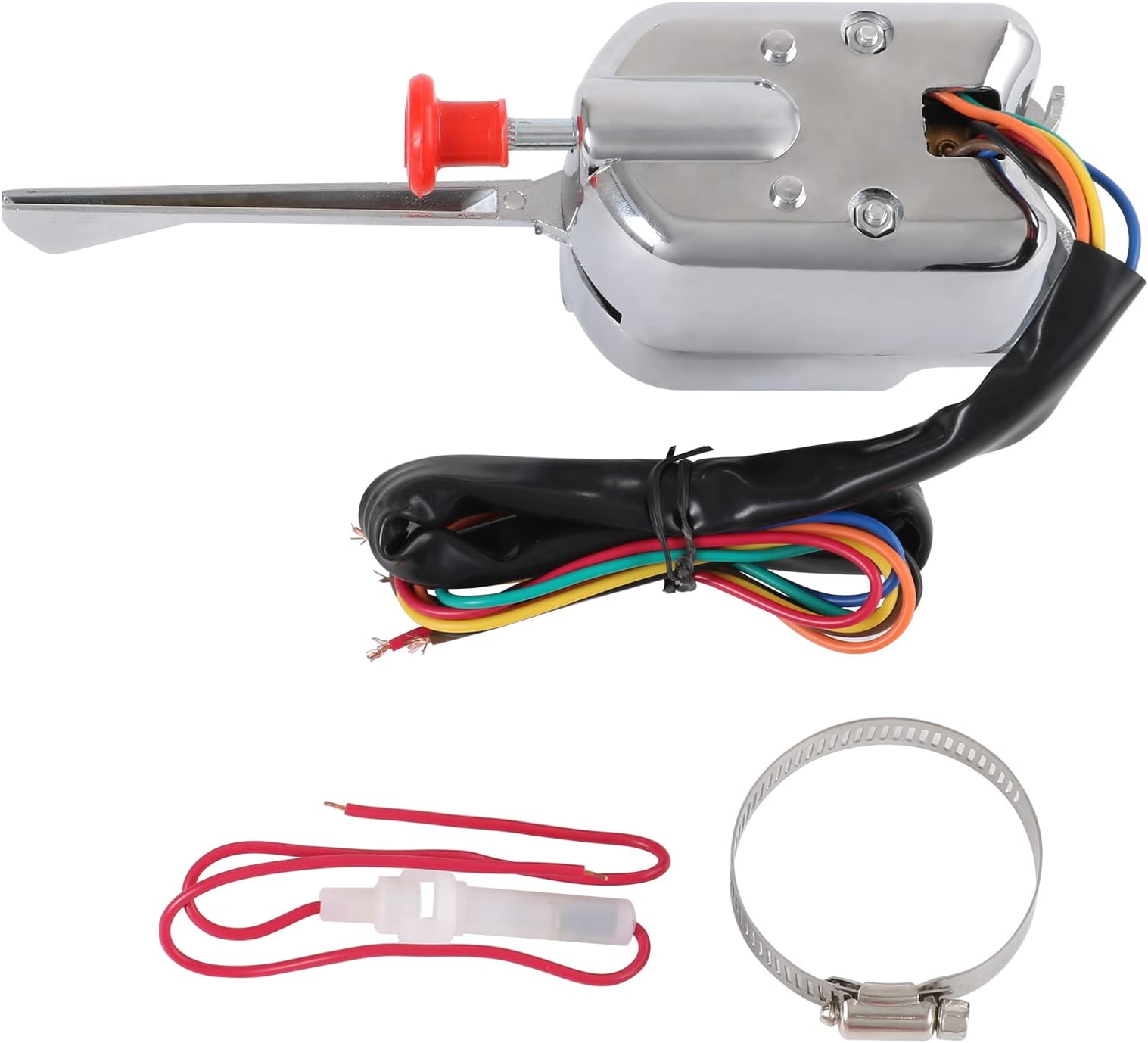 JDMSPEED New Chrome 12V Universal Street Hot Rod Turn Signal Switch Replacement for Ford Buick GM